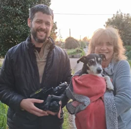 Cane ritrovato in 10 minuti dall'inizio intervento al 2° giorno di ricerche